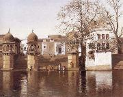 Lockwood de Forest One of the Twenty-four Ghats at Mathura china oil painting reproduction